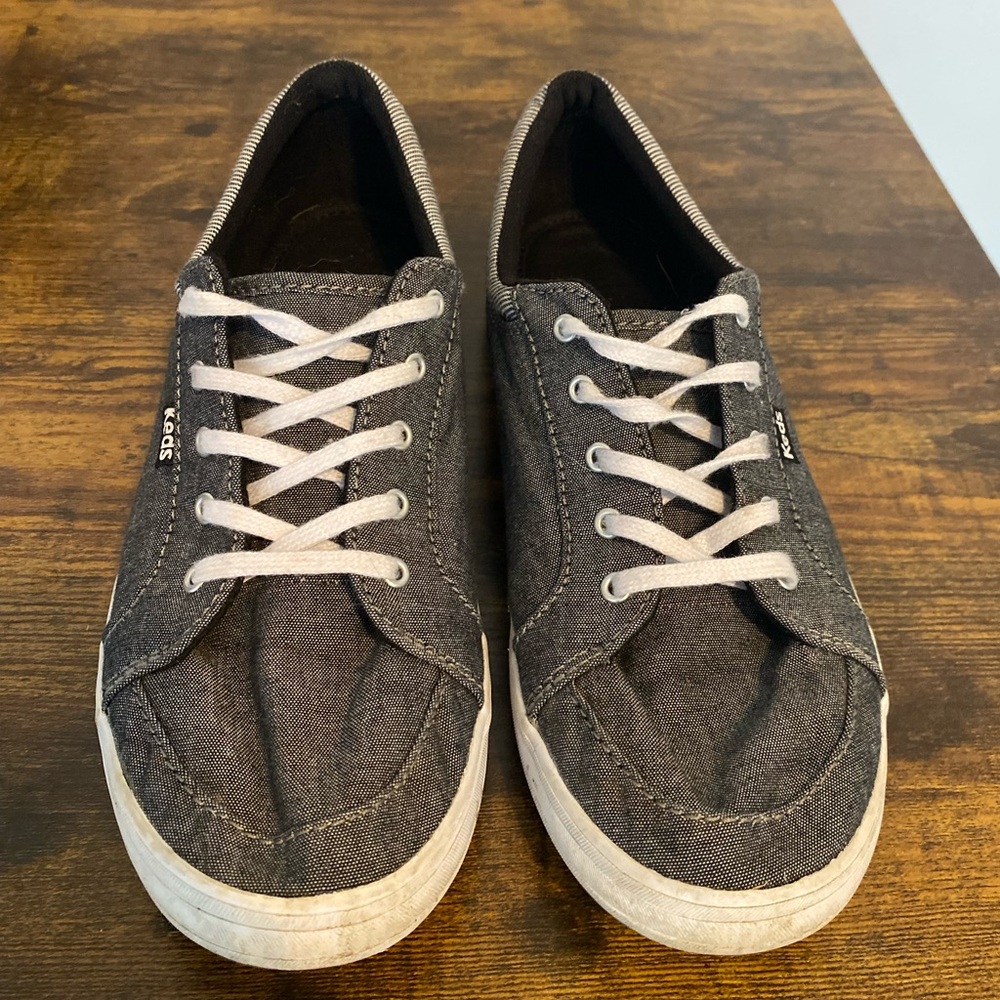 Keds Charcoal Sneakers with White Accents